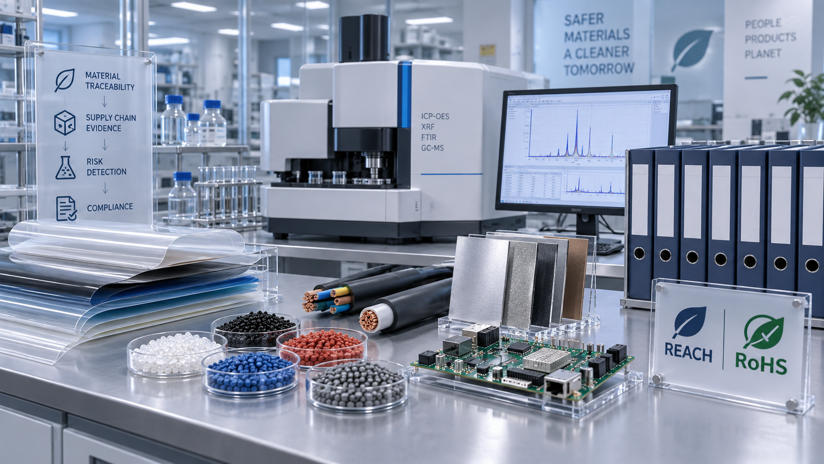 What drives material compliance cost in REACH and RoHS projects?