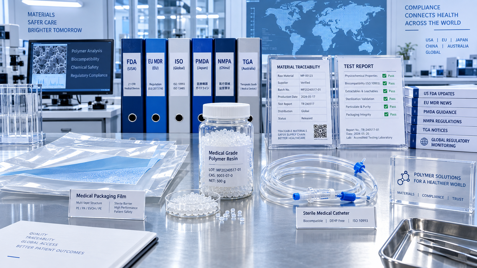 Building a Medical Polymer Regulation Monitoring System for Global Markets