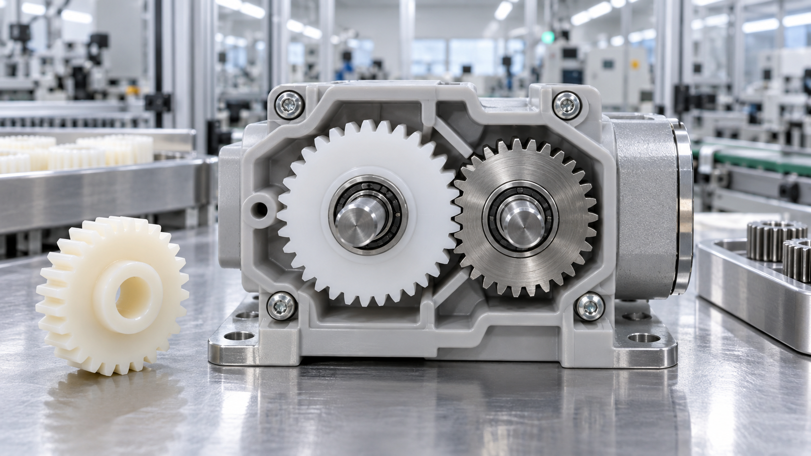 When is POM for gears a better choice than nylon?