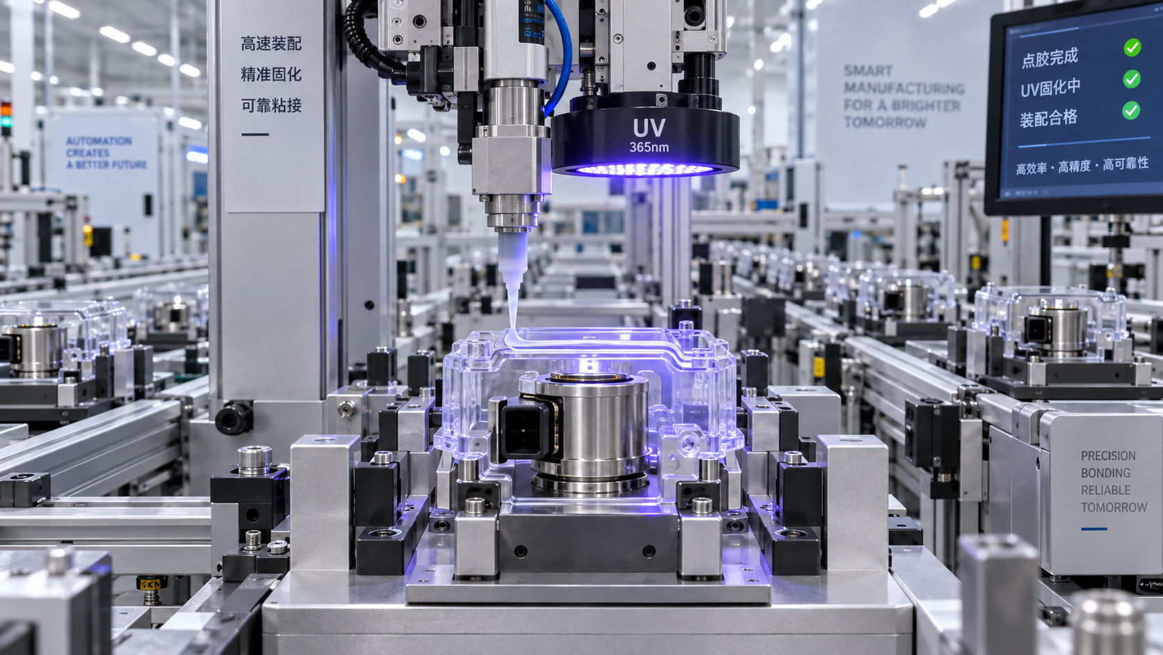 When UV curing structural adhesives suit high-speed assembly lines