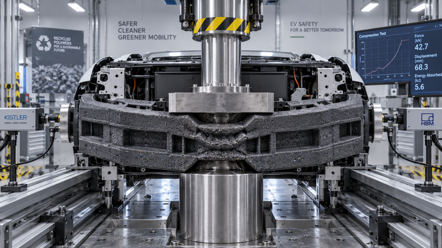 When do sustainable polymers for automotive meet crash-safety needs?