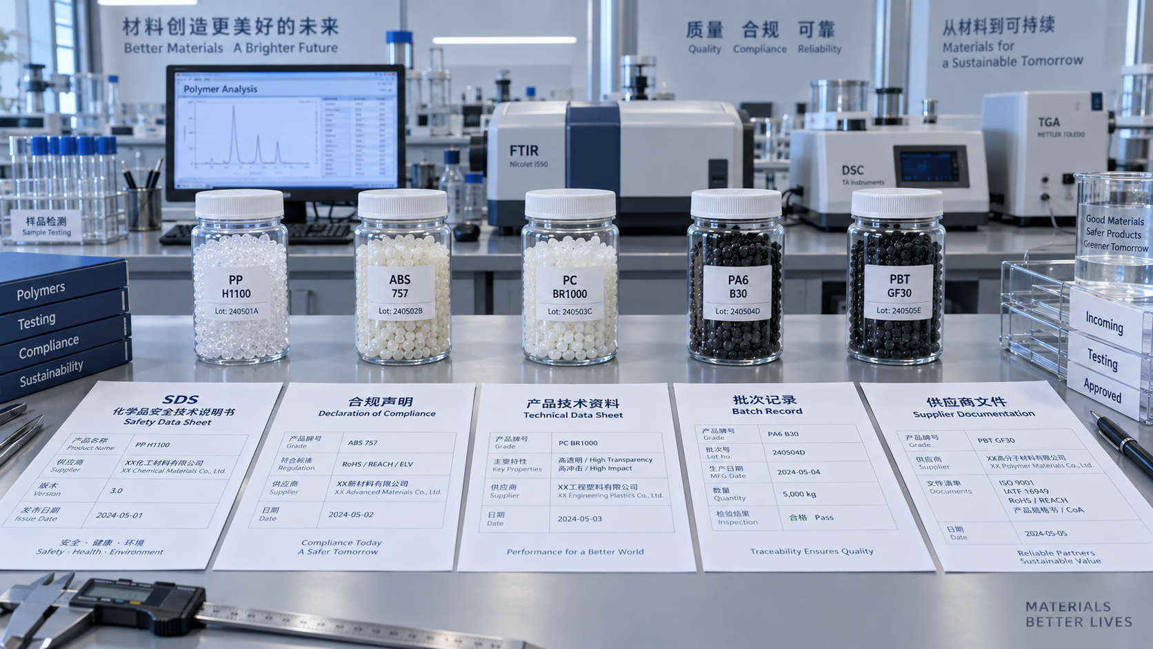 What REACH documentation should a polymer compounds supplier provide?