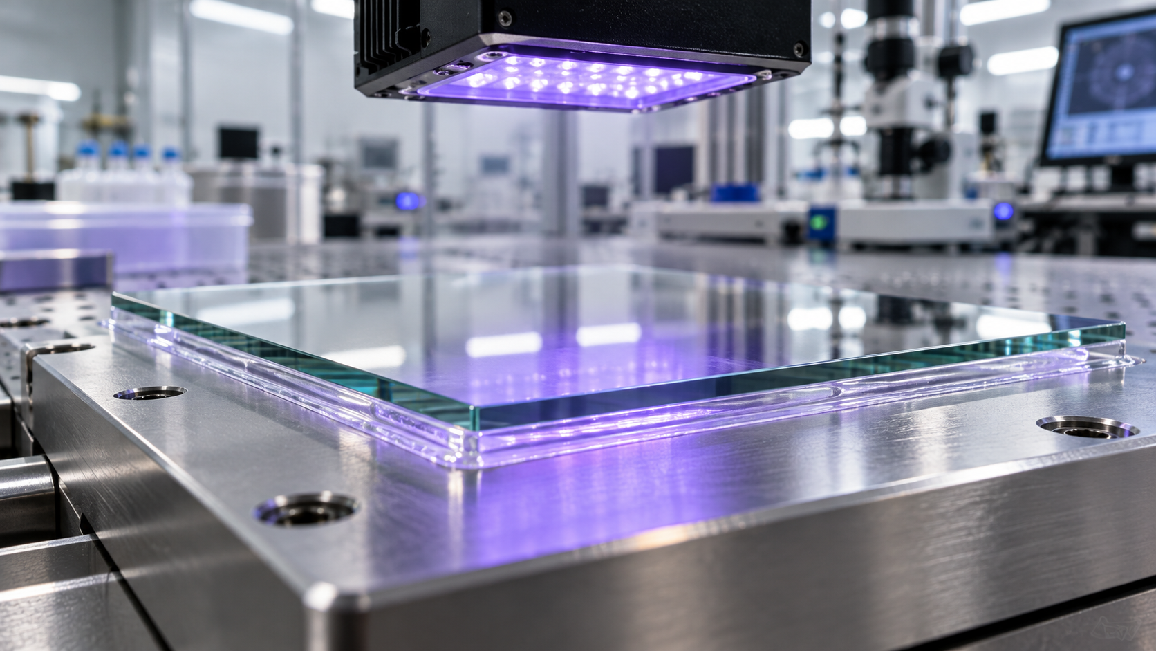 How low-shrinkage UV-curing materials reduce bond-line distortion