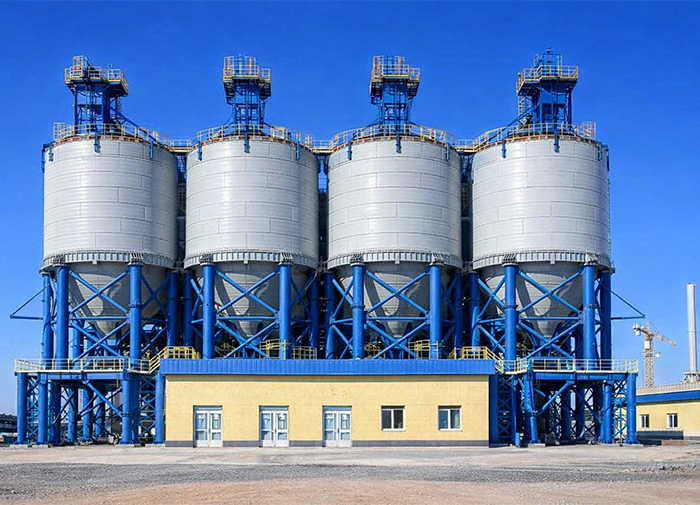 Cement & Fly Ash Spiral Silos