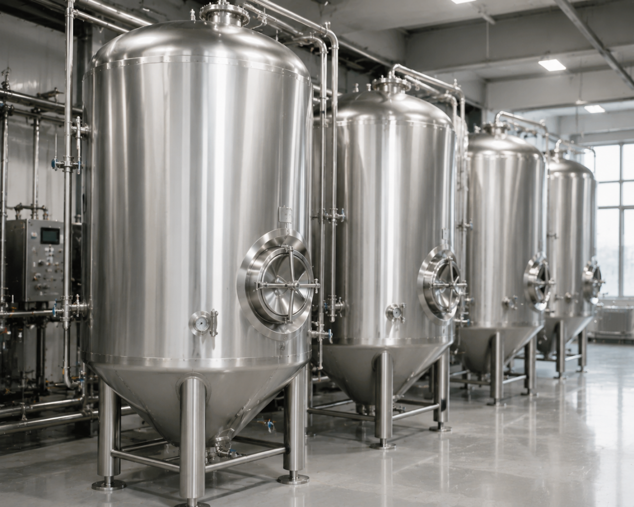 Constant Temperature Stainless Steel Food Fermentation Tanks