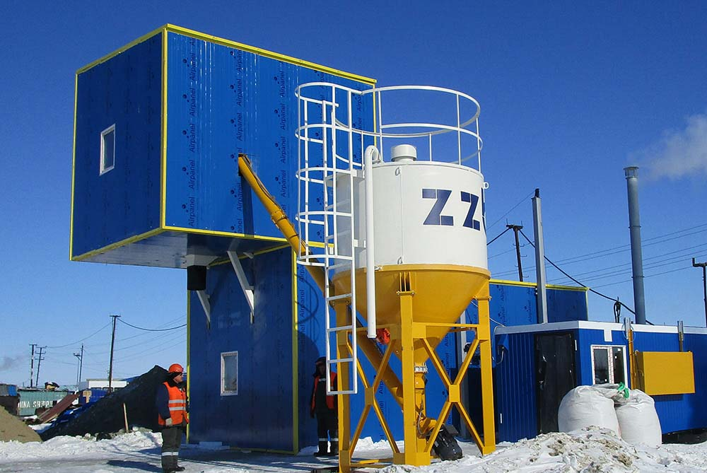 Mobile Small Cement Tanks for Construction Site