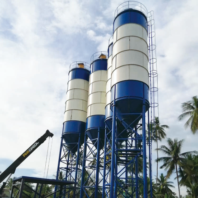 Mobile Small Cement Tanks for Construction Site