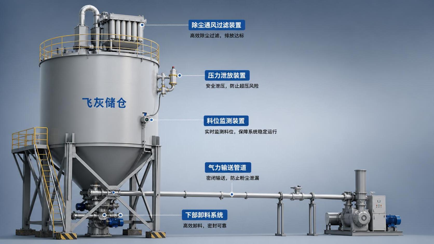 Fly Ash Silo Safety Features That Support Dust and Pressure Control