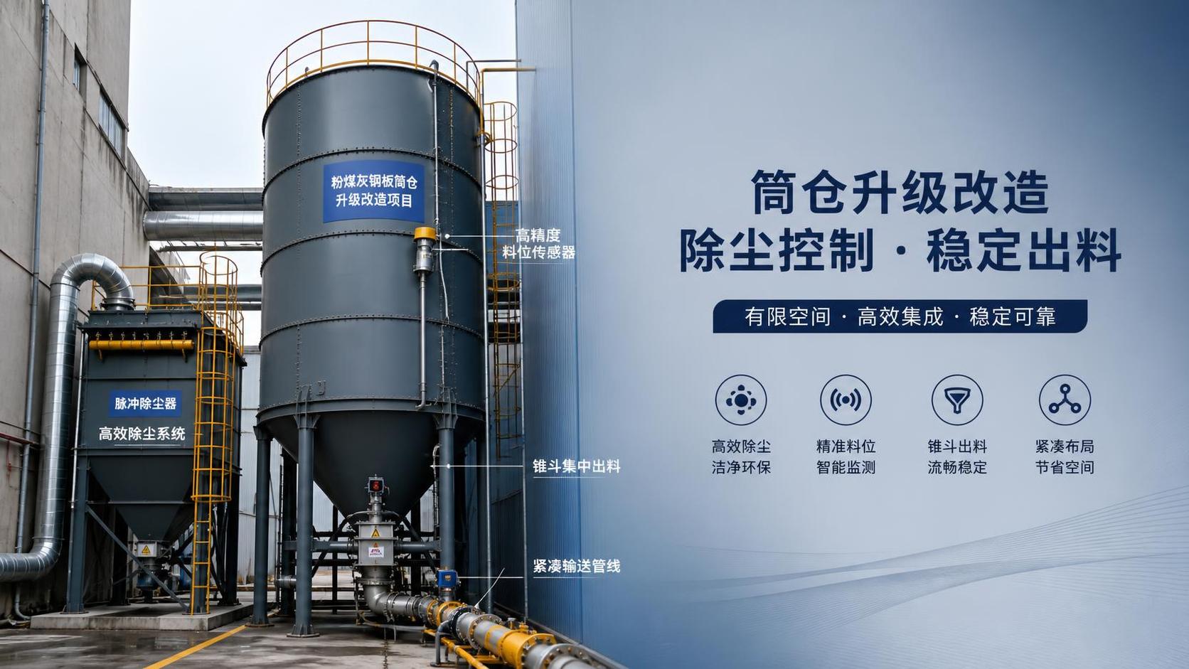 Fly Ash Silo Retrofit Options for Older Plants and Limited Space Fly Ash Silo Retrofit Options for Older Plants and Limited Space