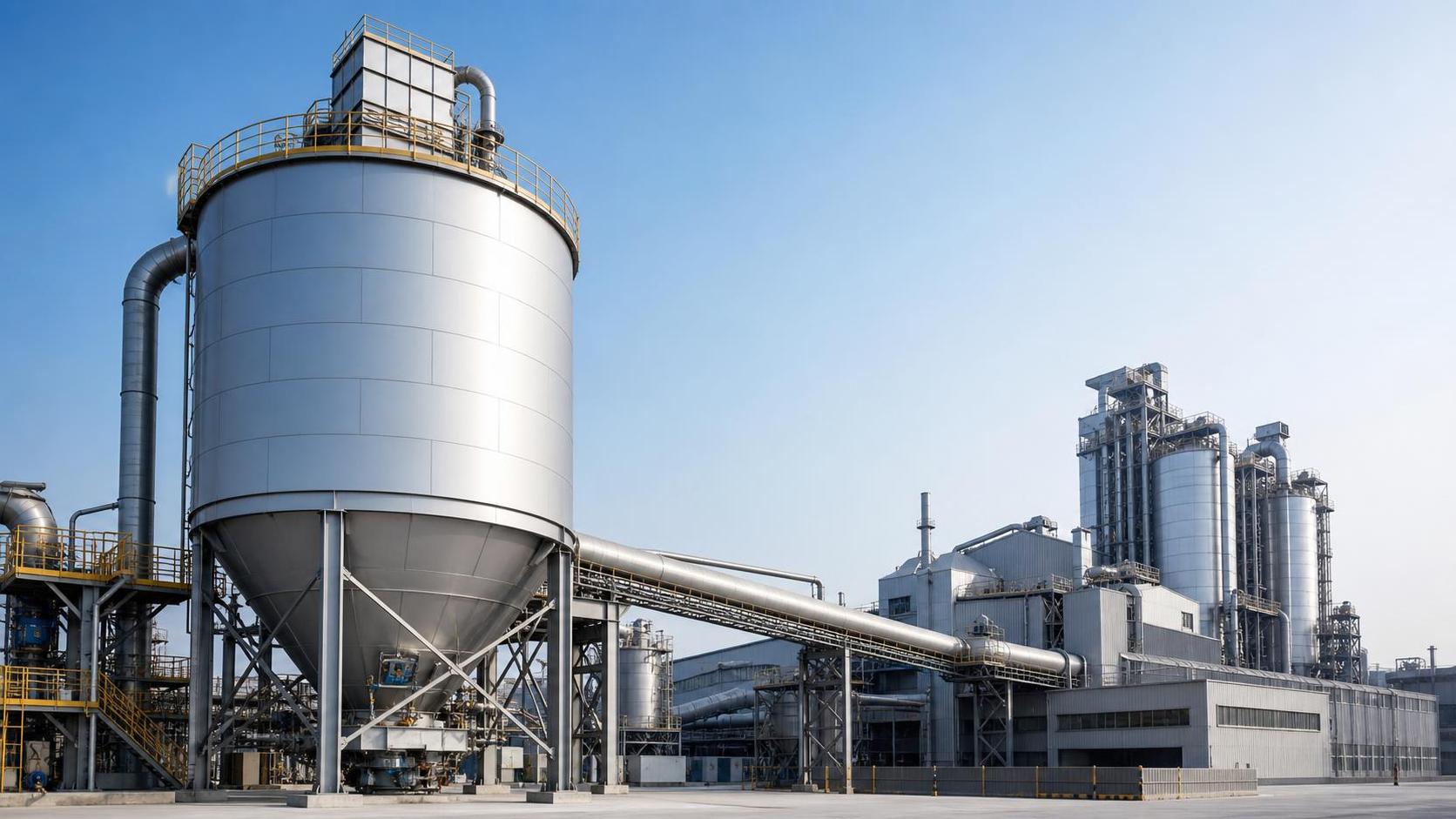 Welded Steel Silo Applications for Cement, Fly Ash, and Mineral Powders Welded Steel Silo Applications for Cement, Fly Ash, and Mineral Powders