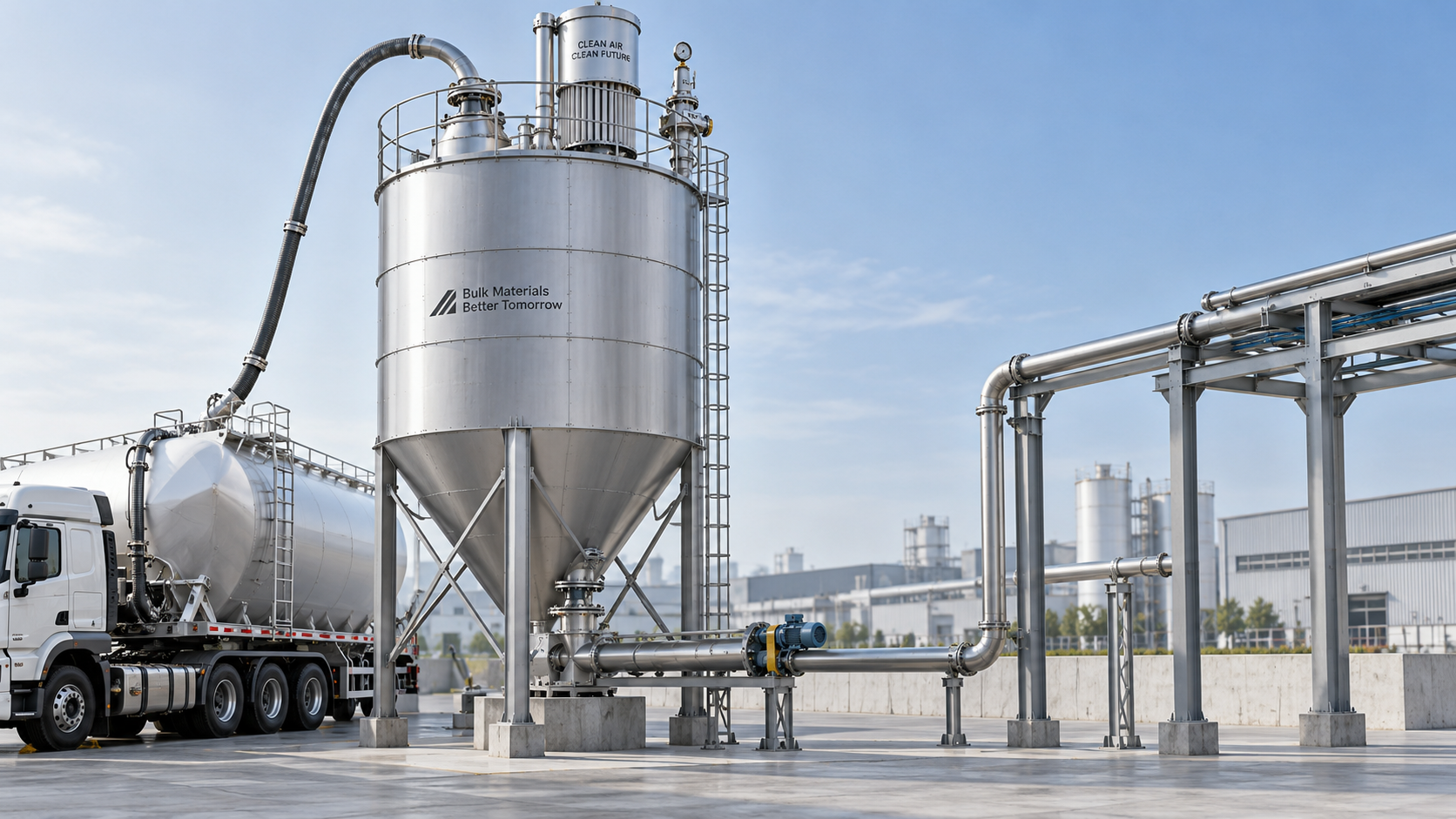 How a Dry Bulk Silo Handles Pneumatic Filling and Gravity Discharge How a Dry Bulk Silo Handles Pneumatic Filling and Gravity Discharge