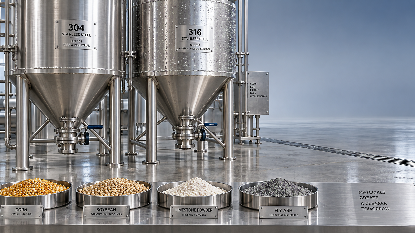 304 vs. 316 Stainless Steel Silos: Which Grade Fits Your Material? 304 vs. 316 Stainless Steel Silos: Which Grade Fits Your Material?