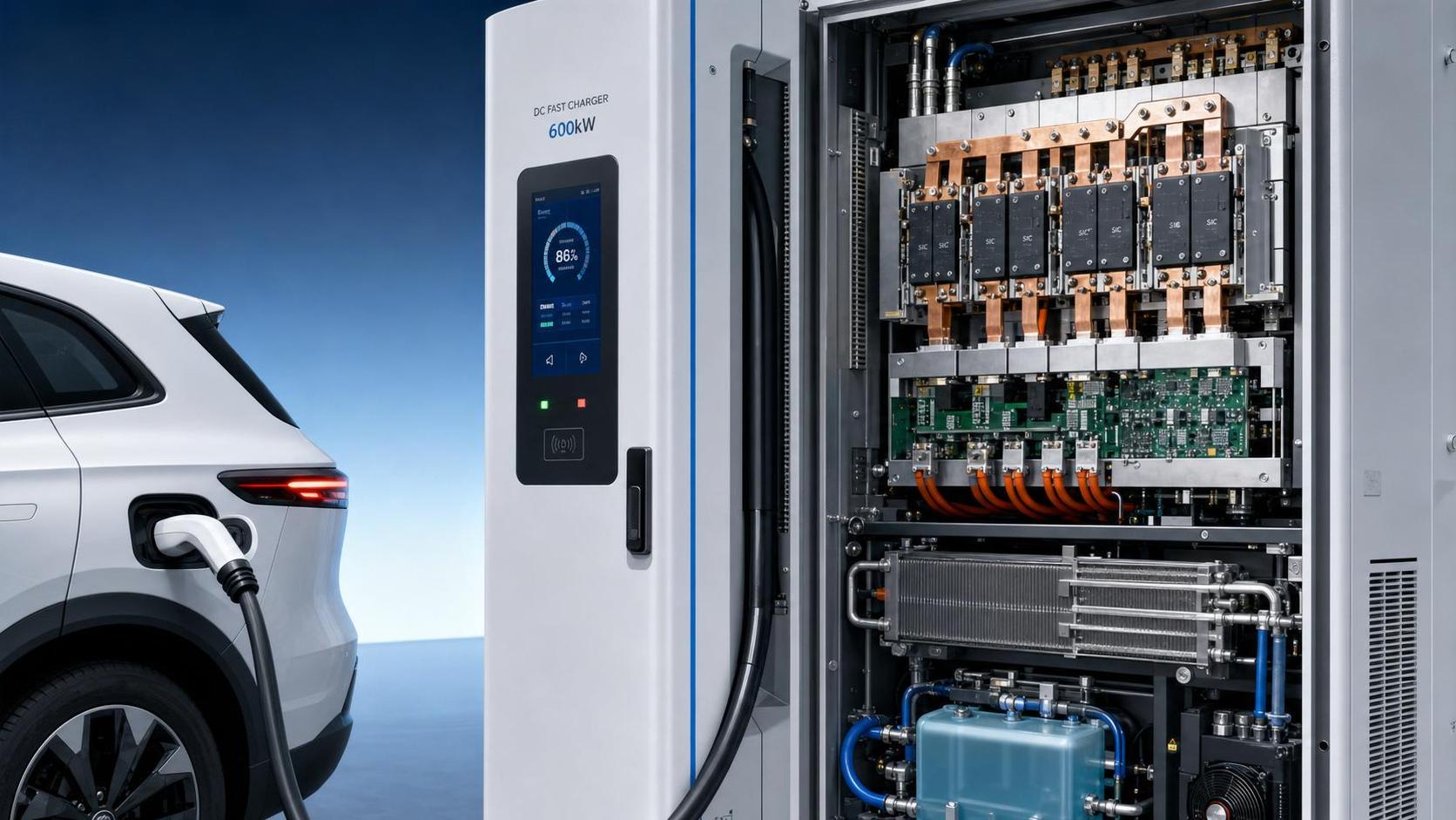 Power Electronics in EV Charging Infrastructure: What Affects Efficiency and Heat Loss?