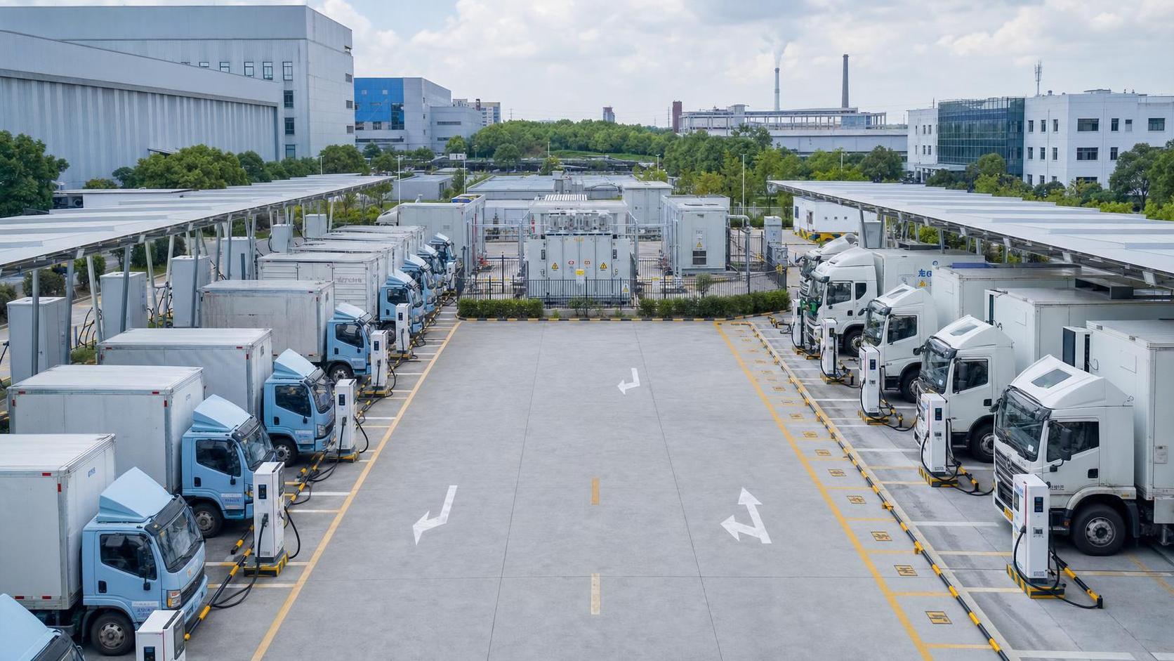 Charging Hub Design for Depots: Layout, Power Capacity, and Vehicle Flow Basics
