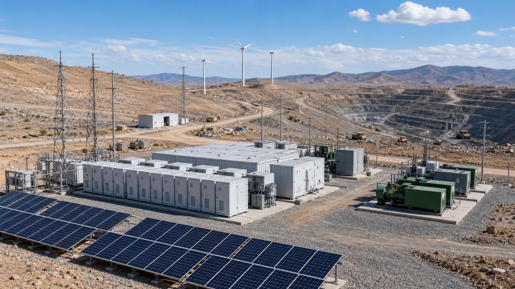 Industrial Microgrids for Mining: How to Reduce Diesel Use at Remote Sites