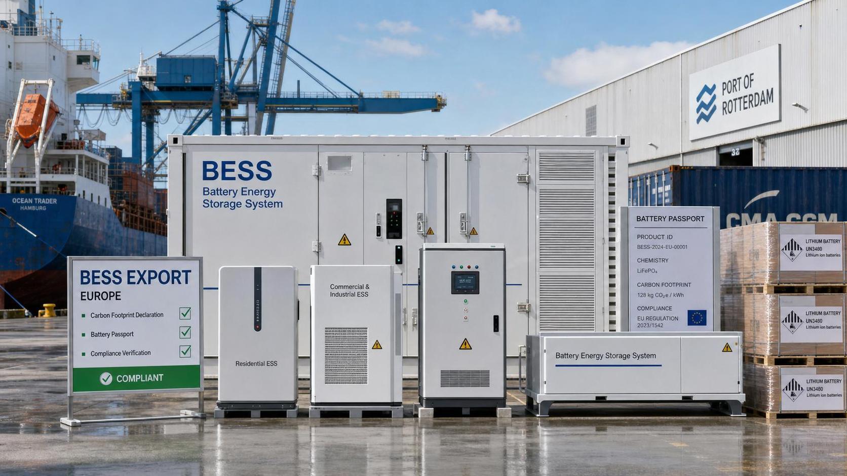EU BESS Checks Target Carbon Footprint and Battery Passports