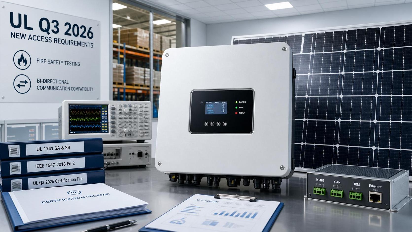 UL Q3 2026 Update Raises PV Inverter Entry Requirements