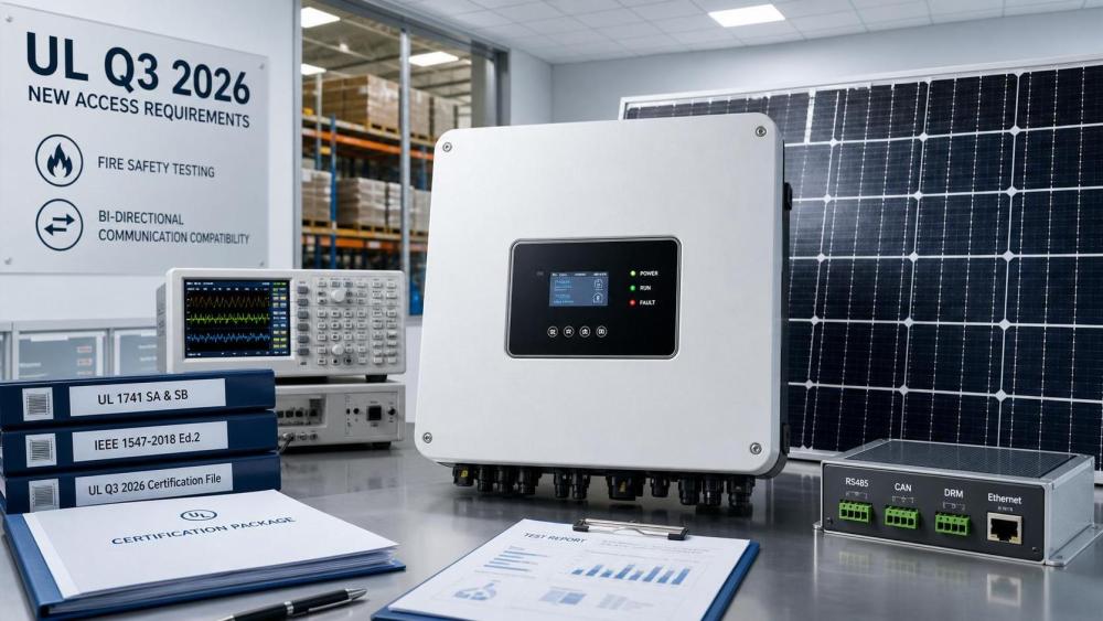 UL Q3 2026 Update Raises PV Inverter Entry Requirements UL Q3 2026 Update Raises PV Inverter Entry Requirements