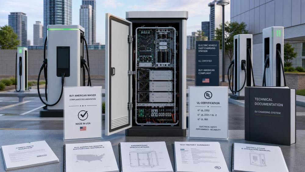DOE Reviews EV Charger Buy American Waiver at 45% DOE Reviews EV Charger Buy American Waiver at 45%