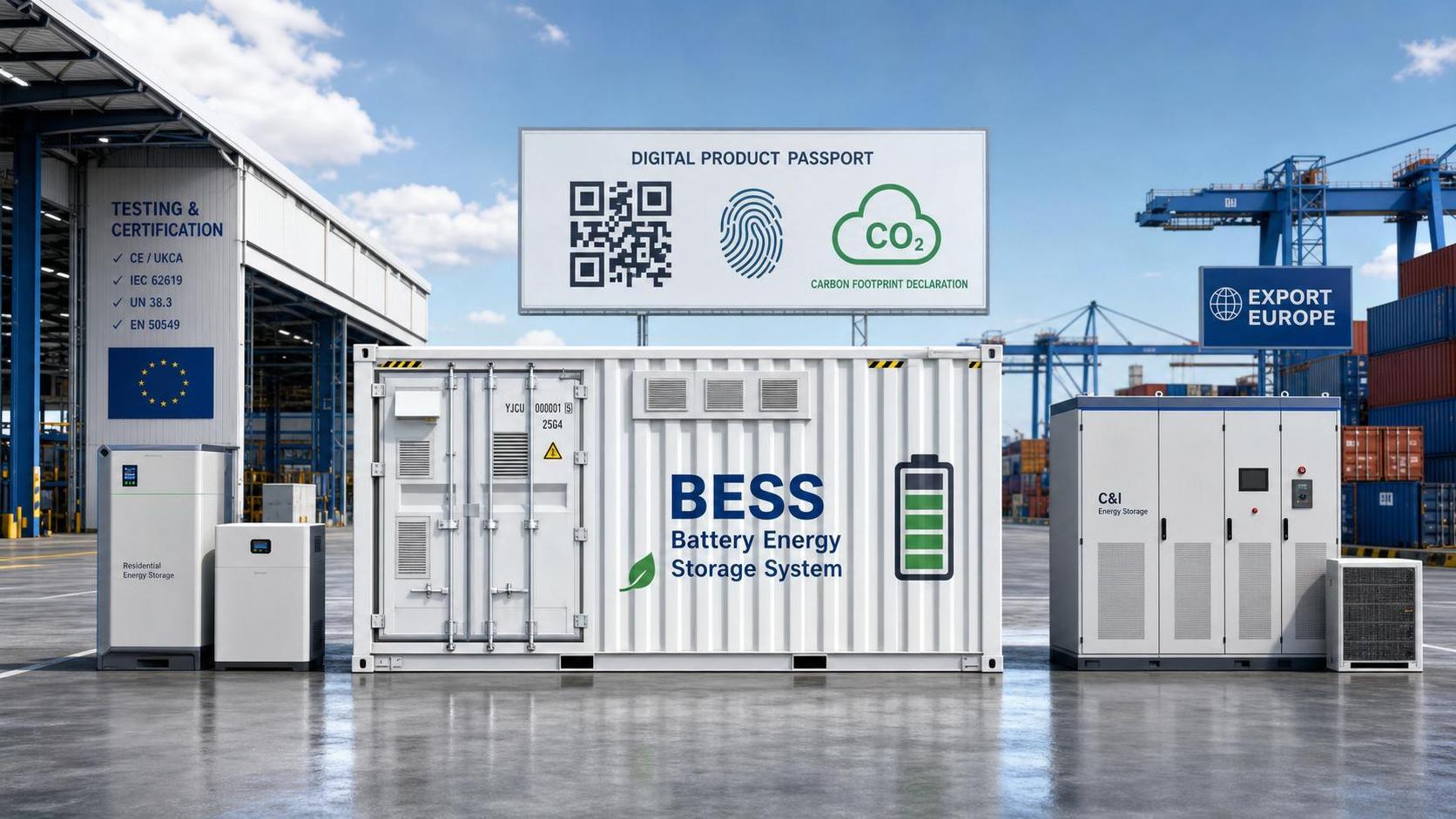 EU Sets DPP and Carbon Rules for BESS From Q4 2026