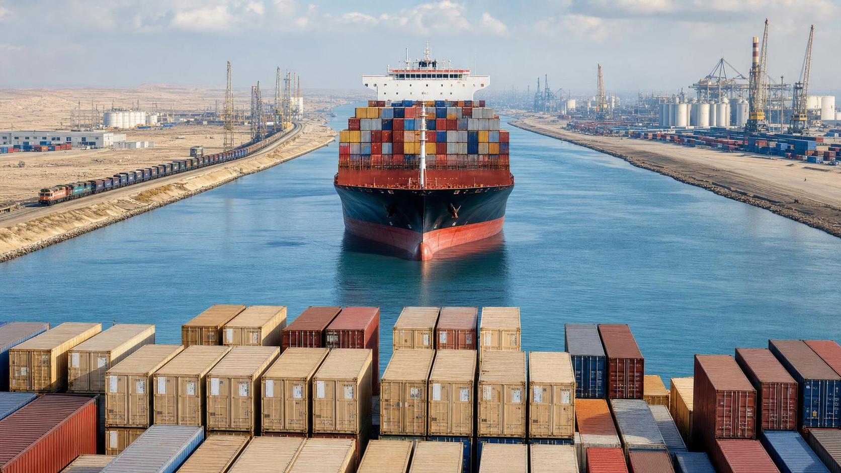 Suez Canal Fees Rise 18% as Red Sea Shipping Strain Hits EV Charger Costs