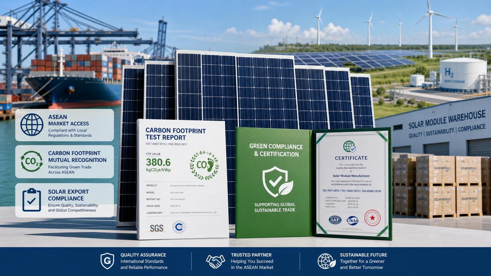 ASEAN Six-State PV Carbon Footprint Recognition Starts