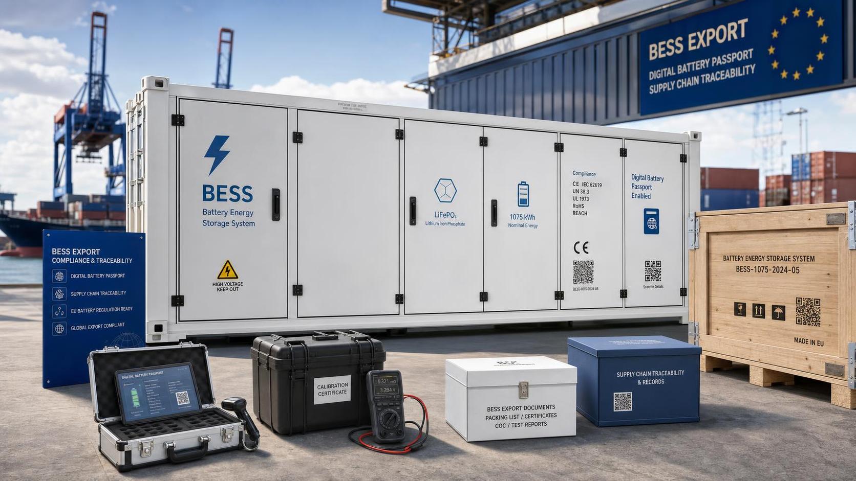 EU Sets Battery Passport Rule for BESS Imports