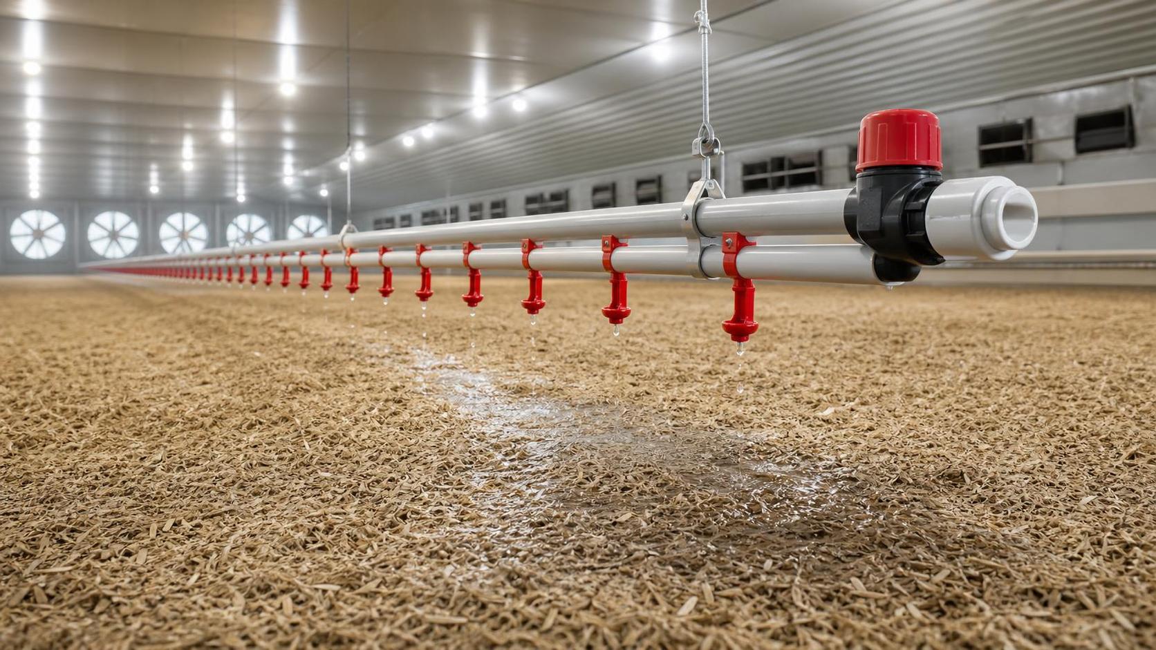 Common Water Waste and Hygiene Issues in Poultry Nipple Drinking Systems