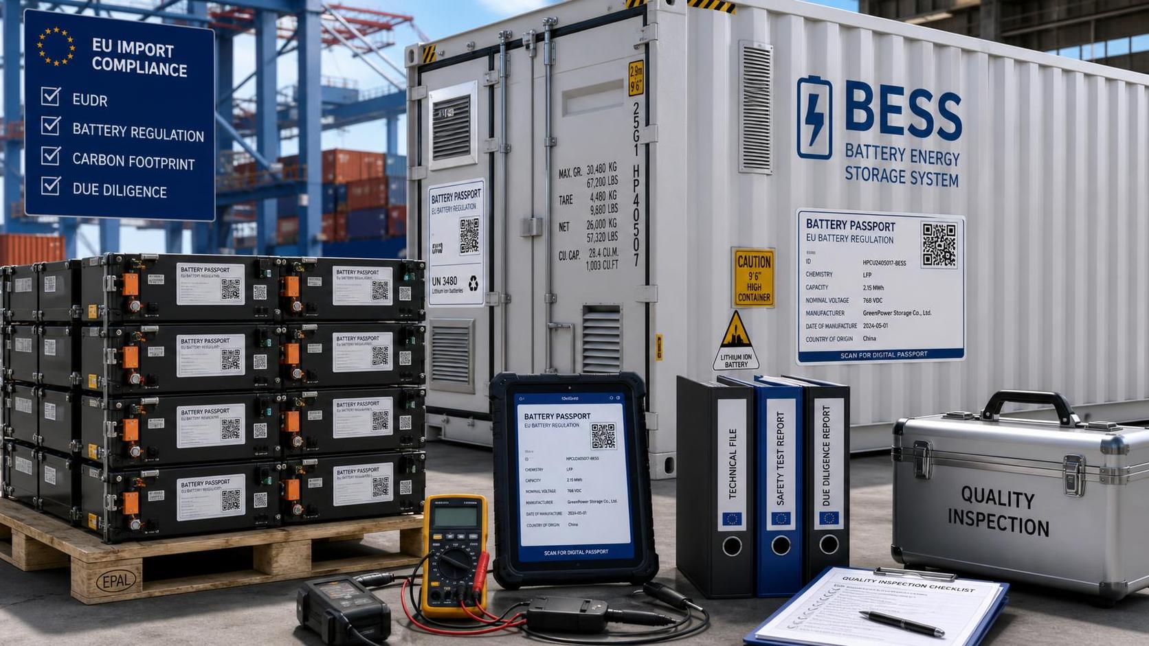 EU Battery Passport Rule Raises New Compliance Bar for BESS Imports from September 2026