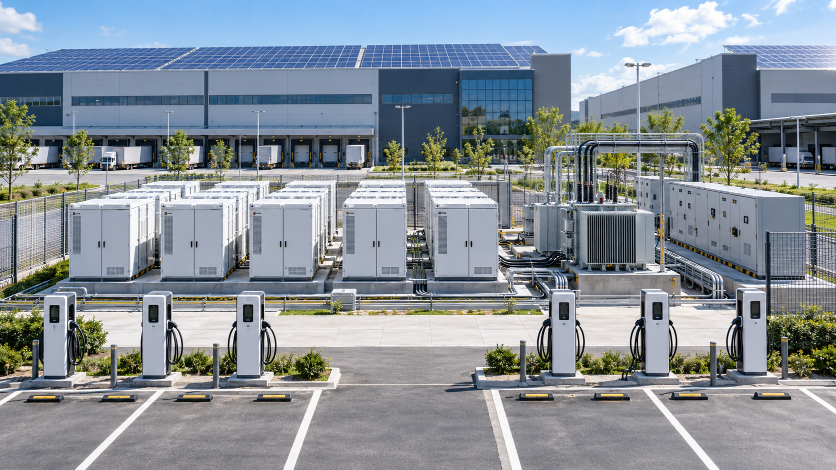 Scalable Power Solutions for Commercial Facilities with Uneven Site Demand