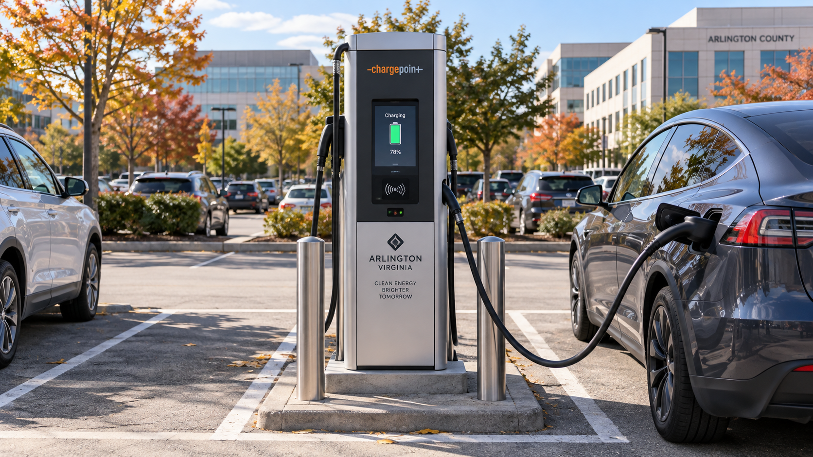 Arlington County, Virginia, to Raise Public EV Charging Rates by 72%