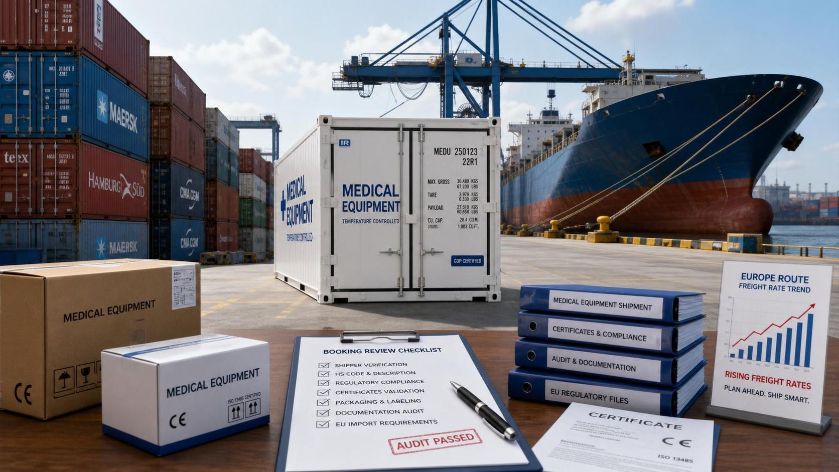 Europe Route Rates Surge as Medical Cargo Booking Rules Tighten
