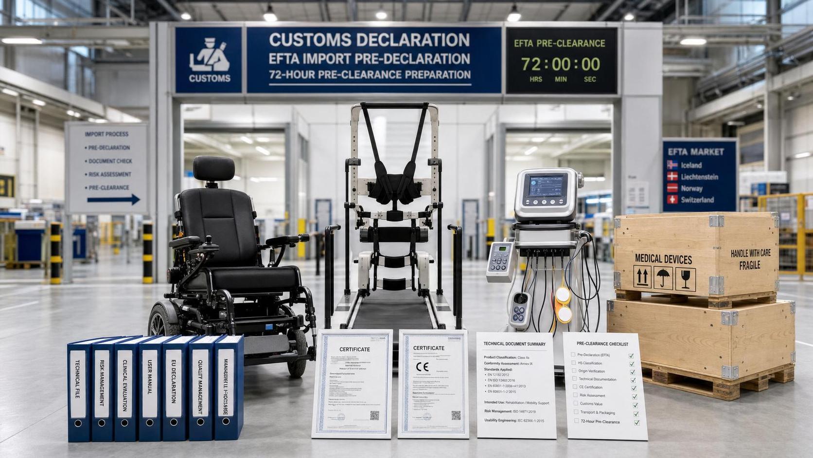 EFTA Sets Rehab Device Pre-Clearance Rule for July 15