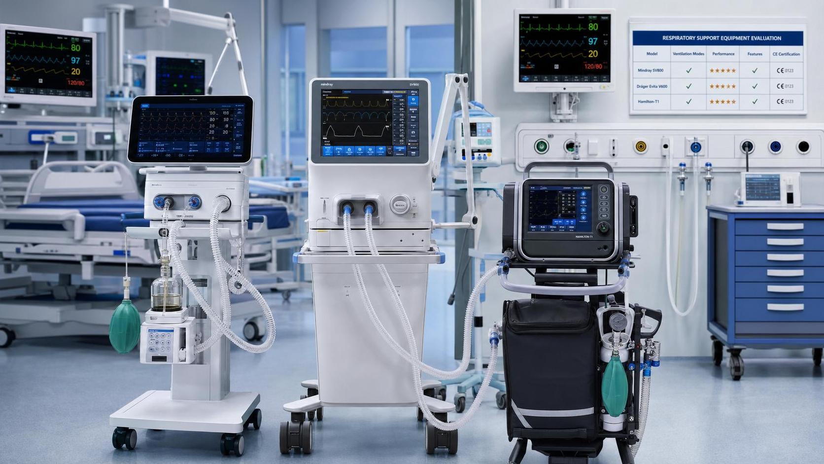 How to Compare CE-Certified Respiratory Support Systems by Clinical Use