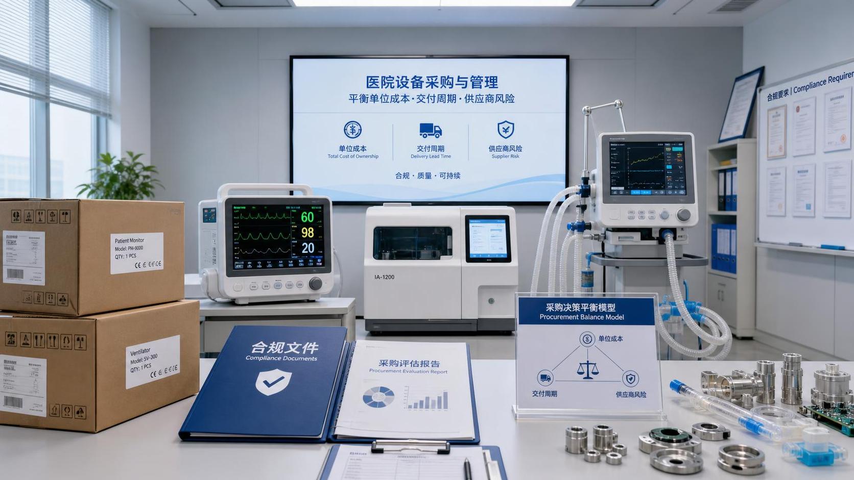 Medical Equipment Sourcing: How to Balance Unit Cost, Lead Time, and Supplier Risk