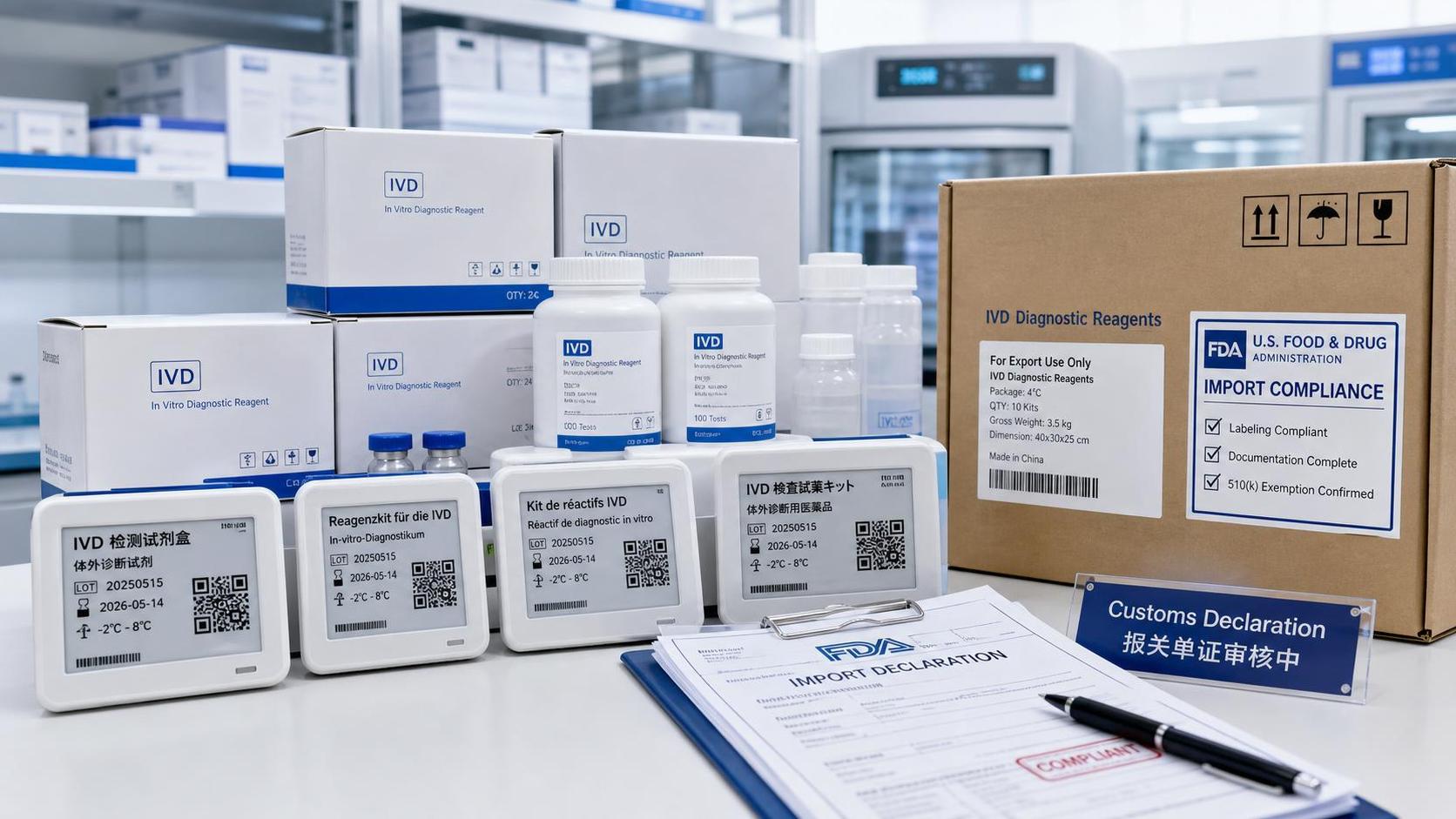 FDA Sets New Multilingual E-Label Rule for IVD Imports
