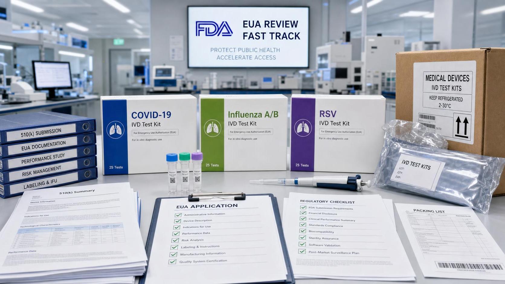 FDA Speeds EUA Review for COVID-Flu Combo IVDs