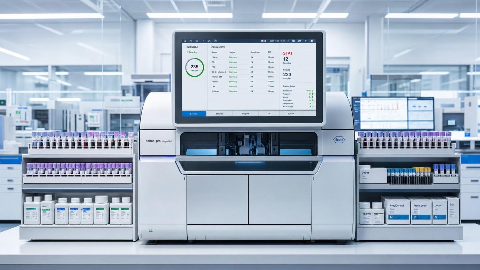How to Evaluate Throughput and Test Menu in Automated In Vitro Diagnostic Equipment