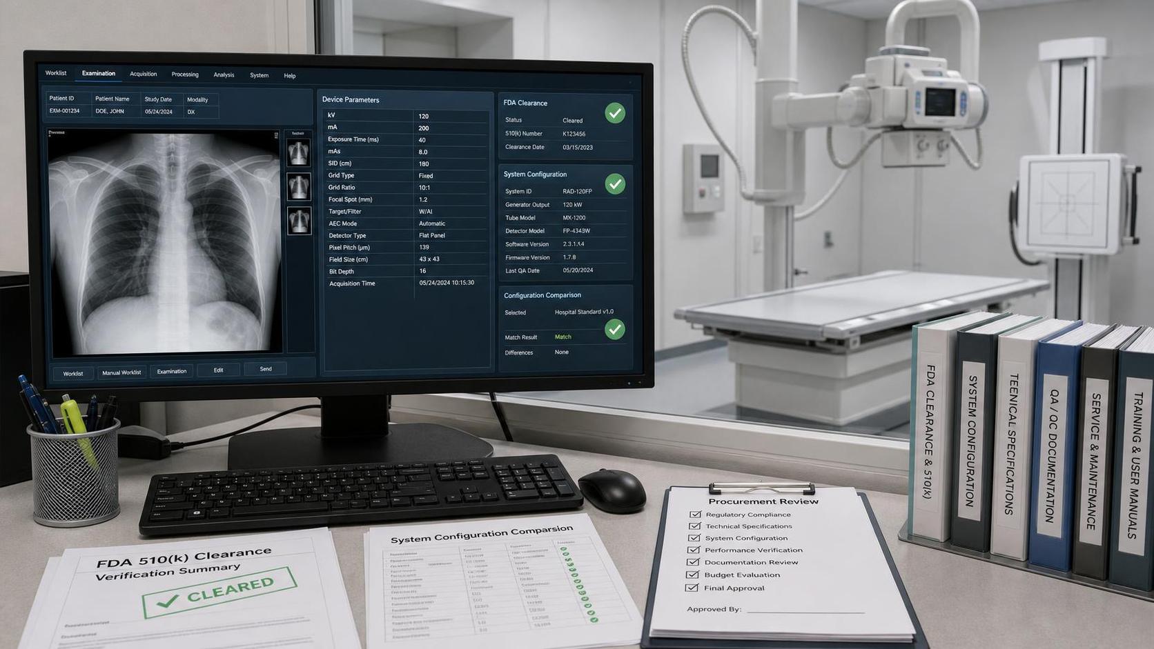 How to verify whether digital radiography systems are truly FDA cleared