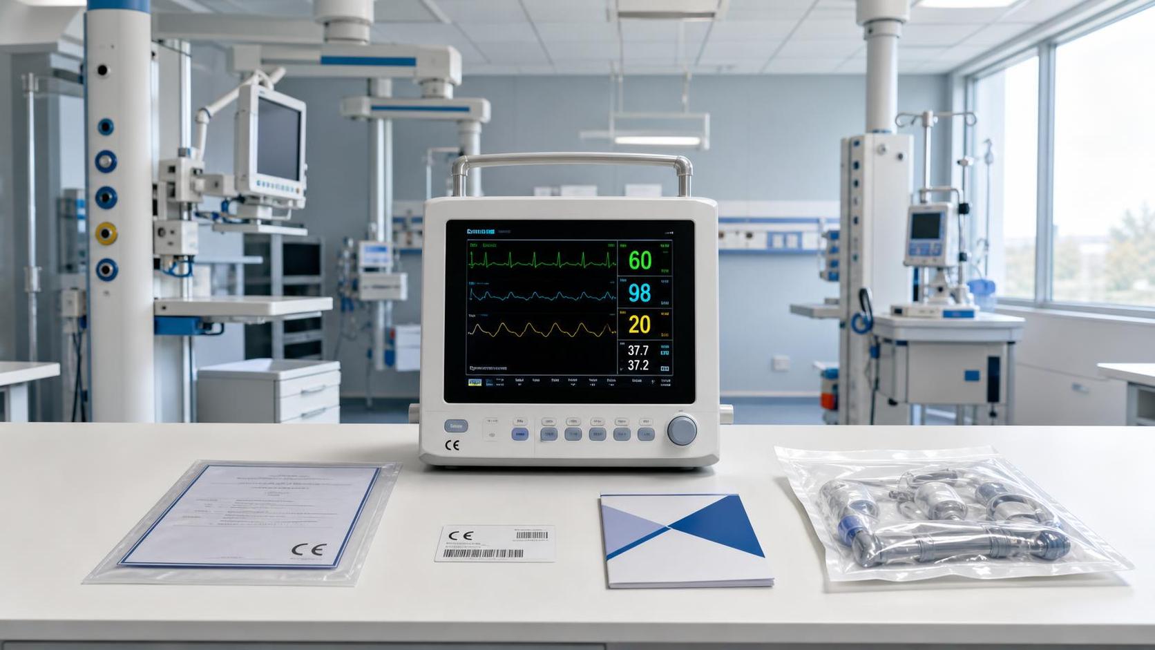 Do medical devices in France need CE marking before hospital procurement?