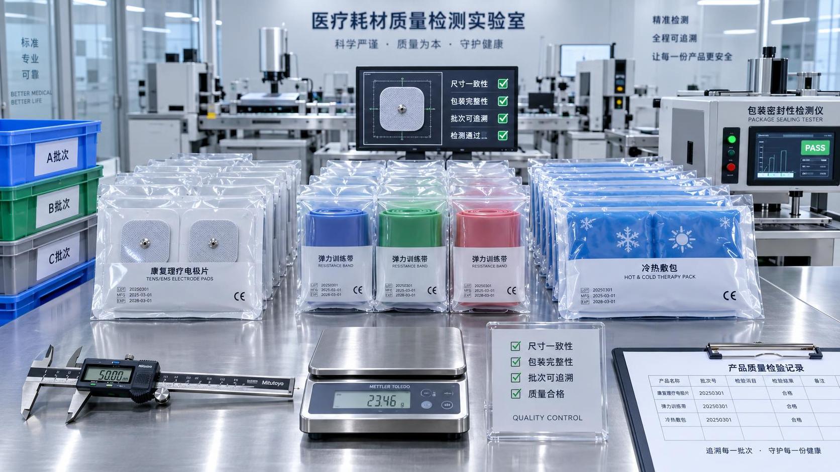 How to verify quality consistency from a rehabilitation consumables supplier