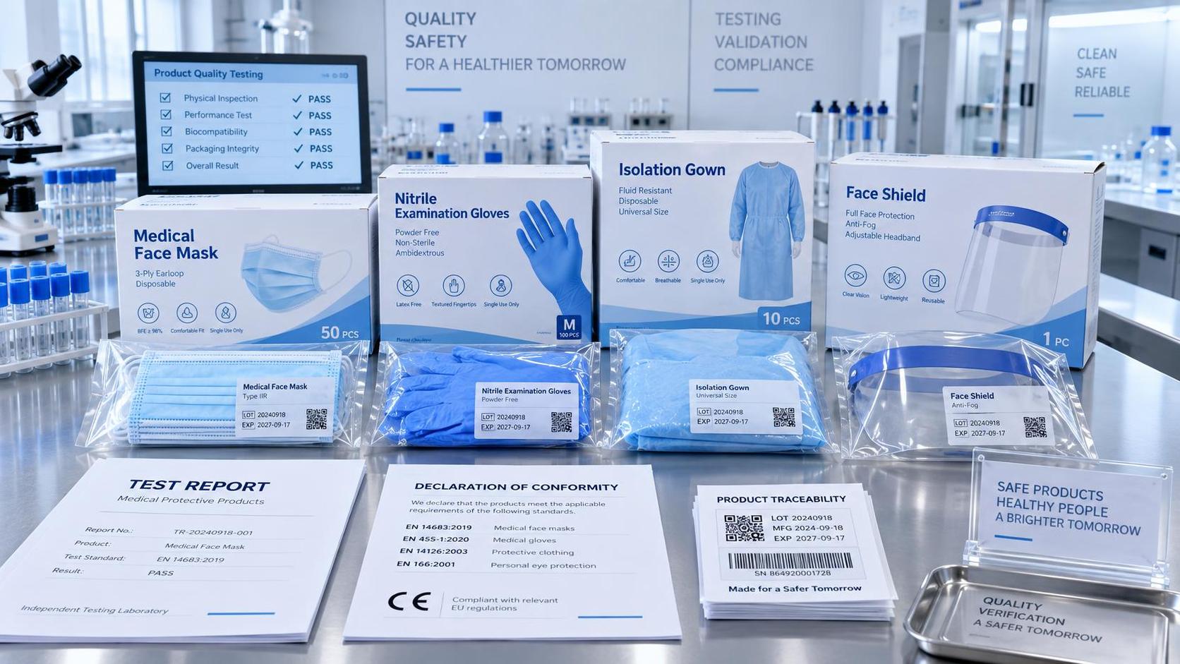 How to verify that PPE medical supplies meet required safety standards