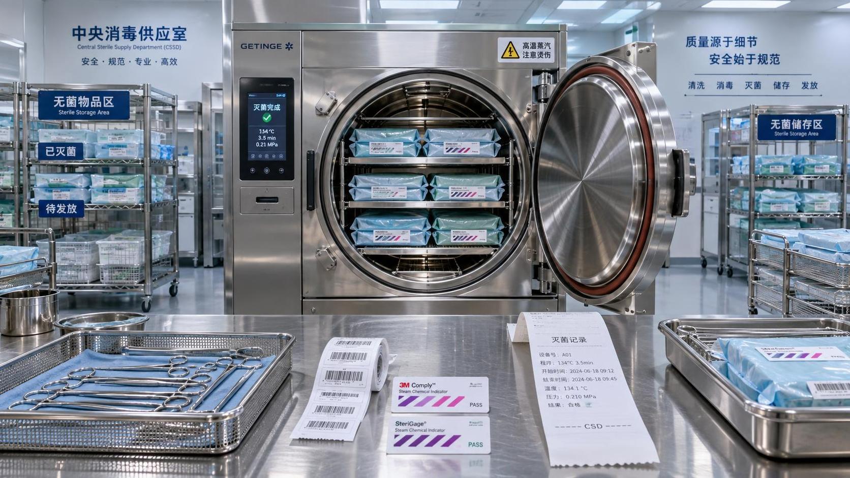 What sterilization standards must hospitals in India meet?