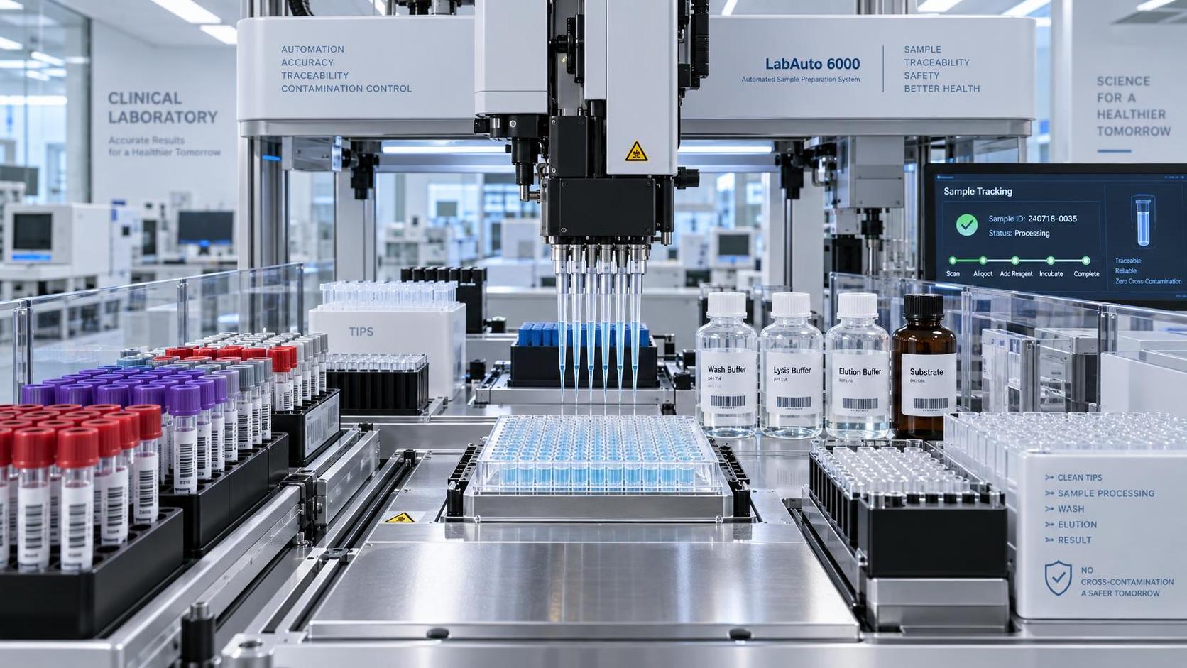 When do automated sample preparation systems reduce handling errors?