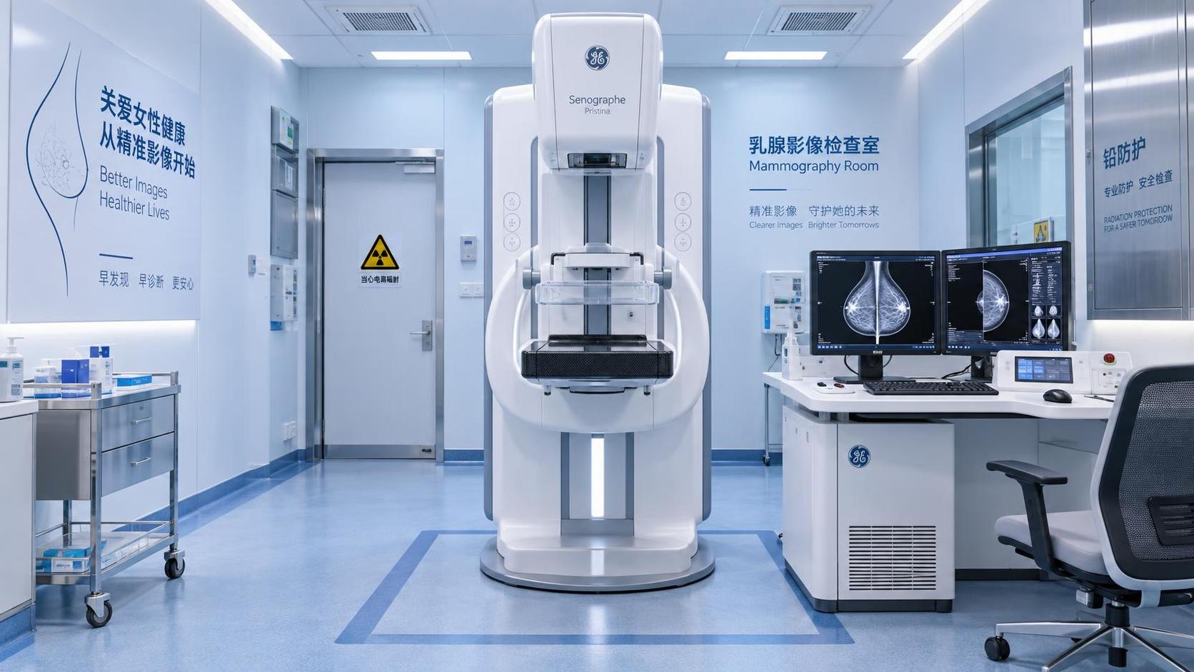 What determines mammography equipment price for a new imaging suite?
