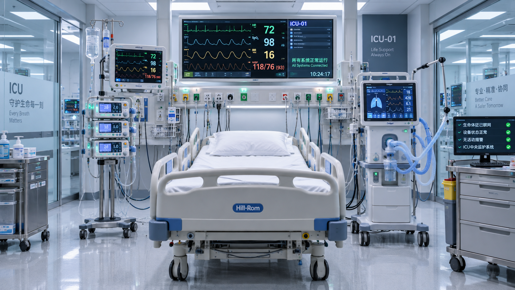 What integration requirements matter for ICU patient care systems?