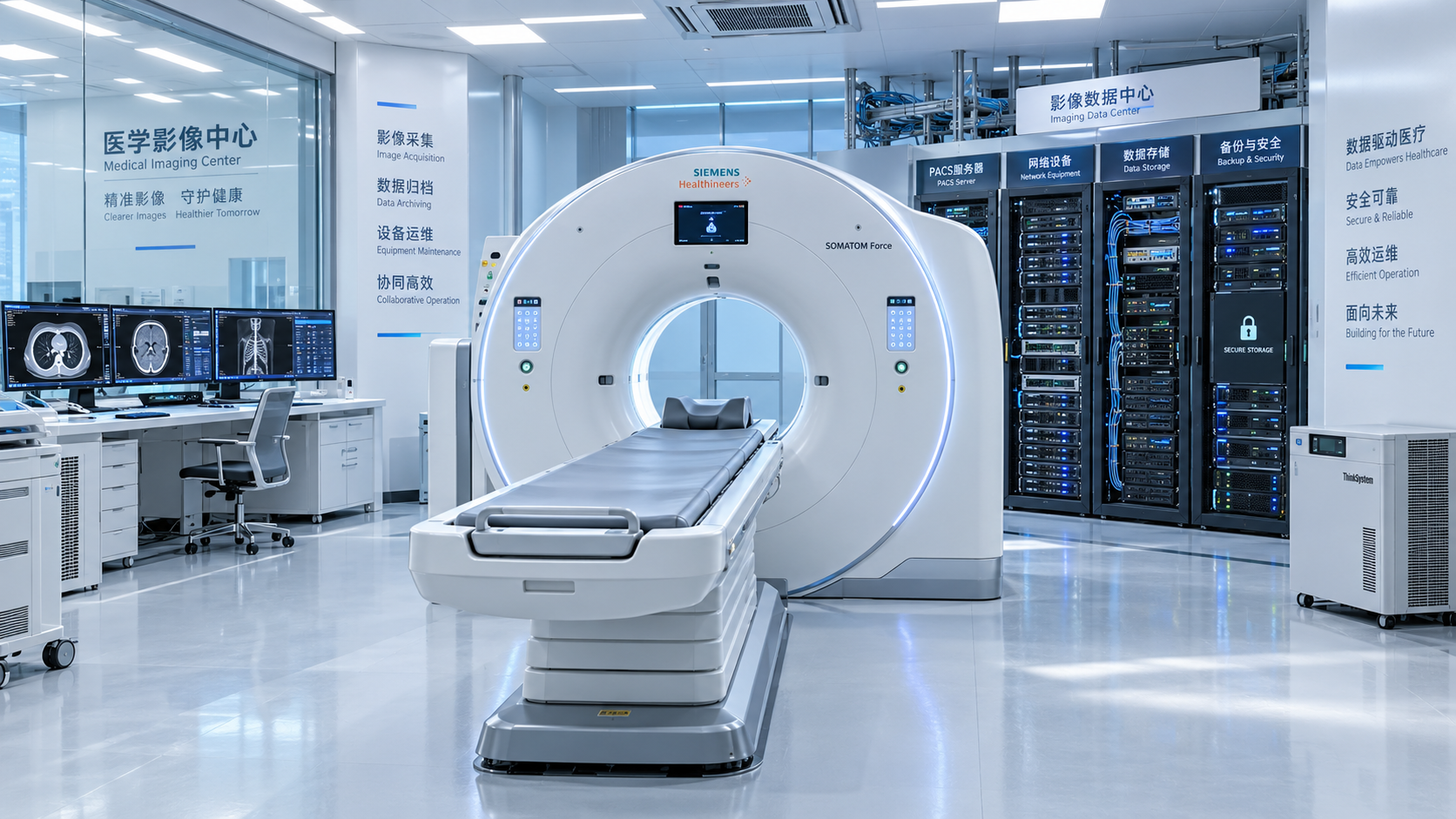 When does a digital hospital infrastructure platform improve imaging workflow?
