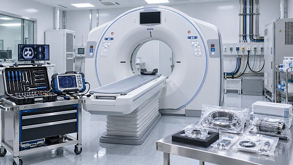 When does medical equipment servicing support reduce downtime risk?