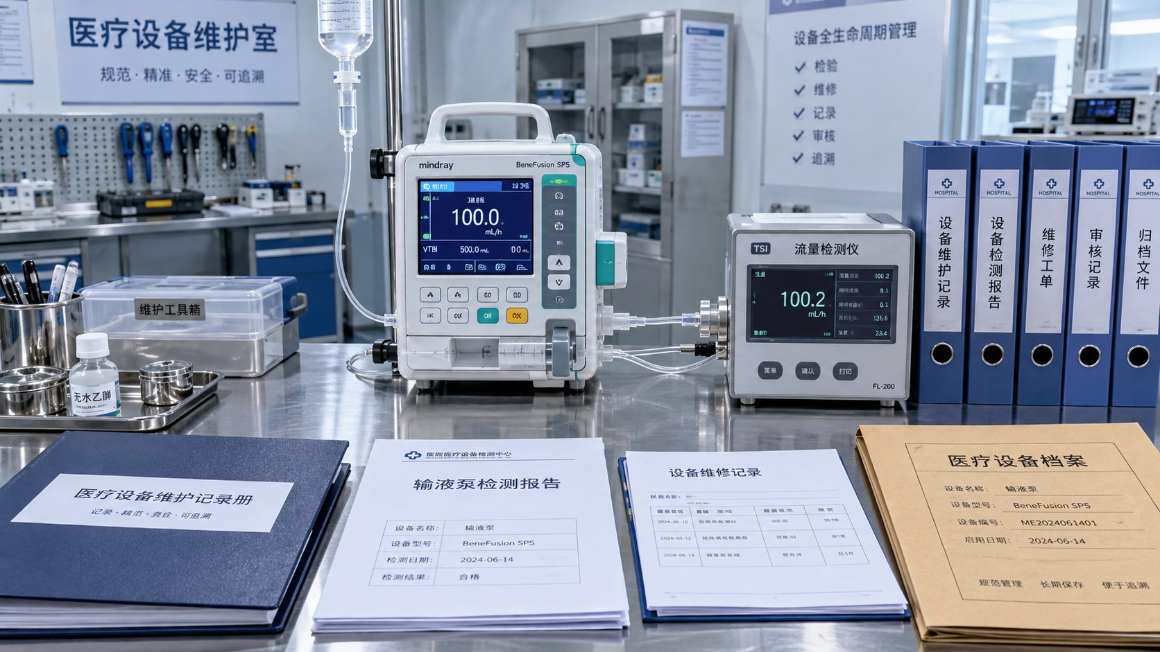 How to document biomedical equipment maintenance for compliance audits