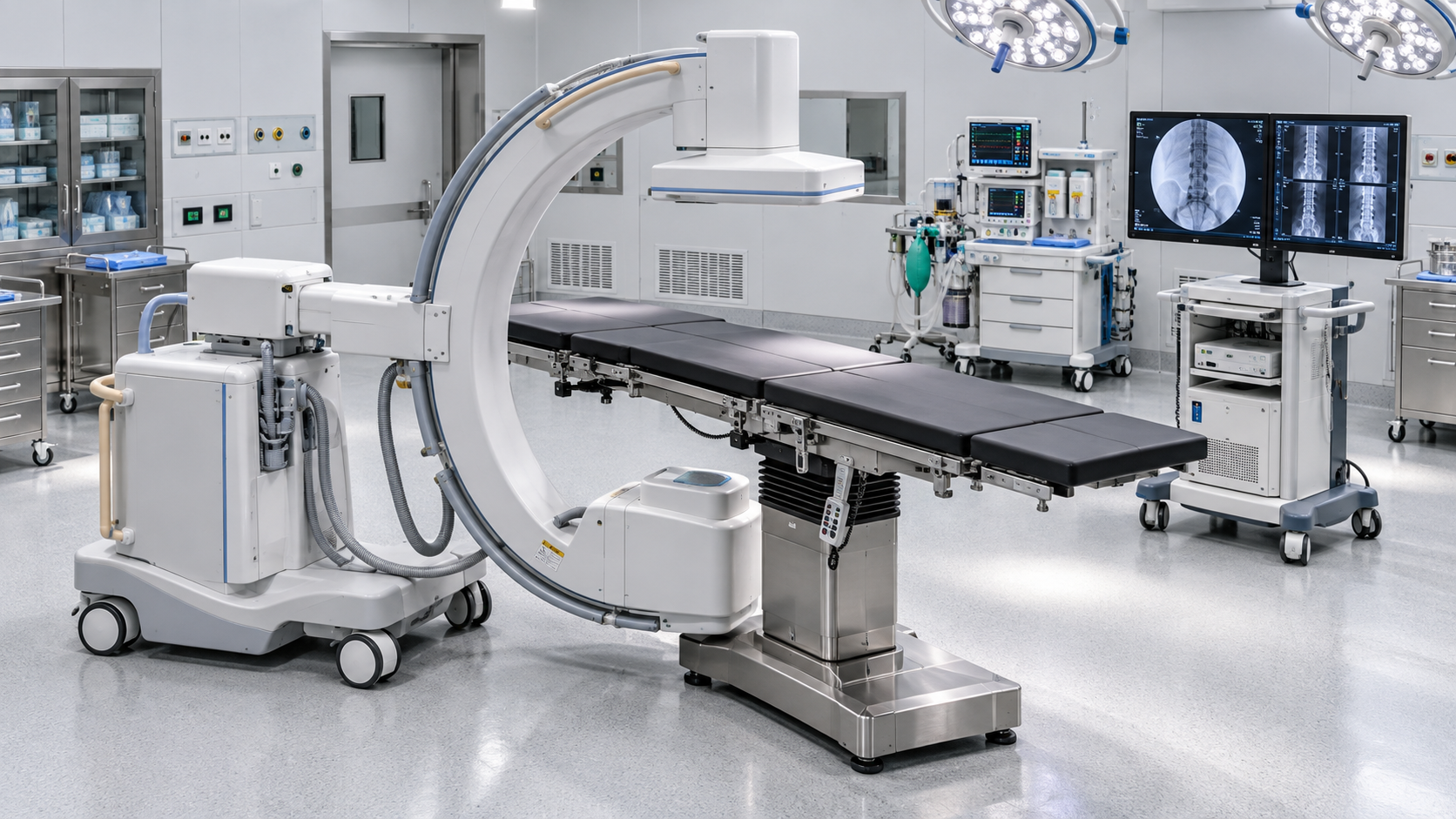 How mobile C-arm clearance affects operating room equipment planning